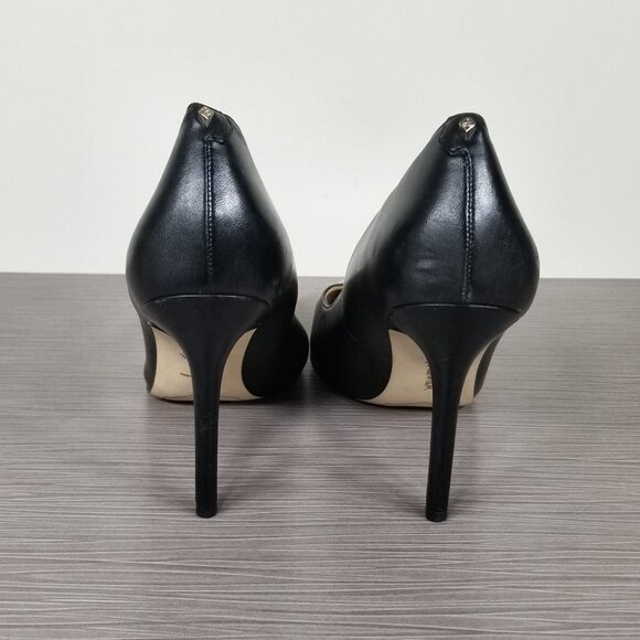 Sam Edelman Hazel Pointed Toe Pump, Black Leather, Womens Size 8 M - Picture 5 of 12